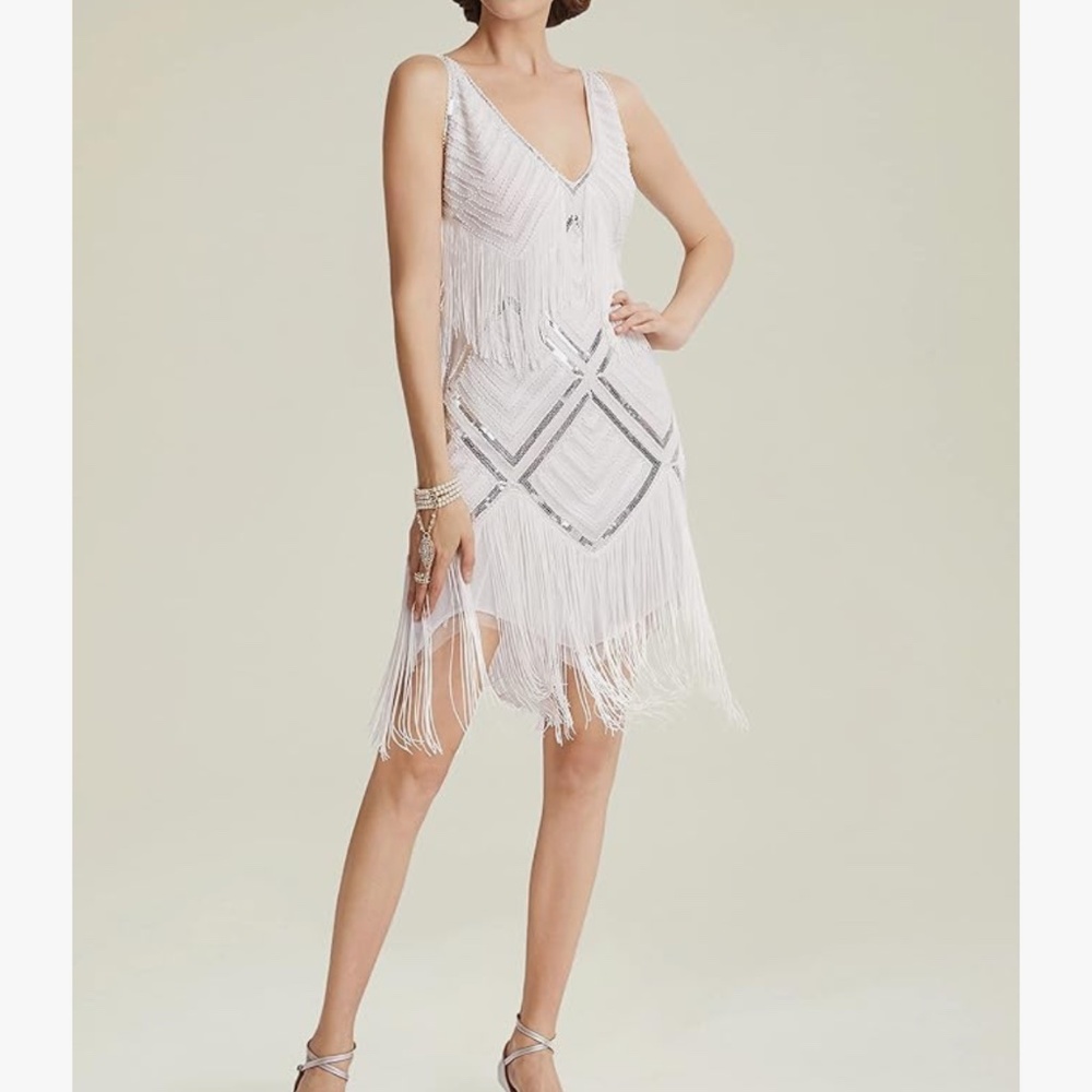 Women's 1920s Flapper Great Gatsby Flapper Dress